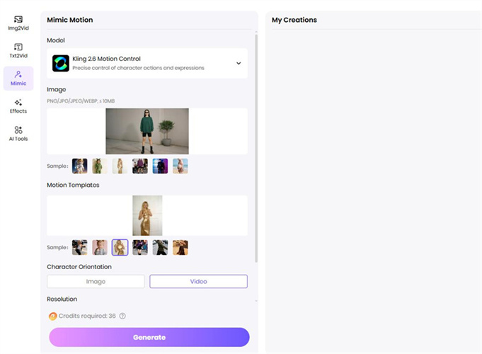 Upload Anime Image & Dancing Video
