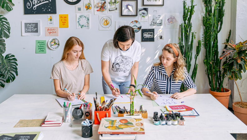 Attending school to become an Artist