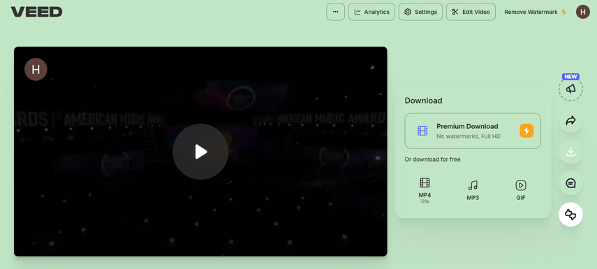 downloading the video in the desired format