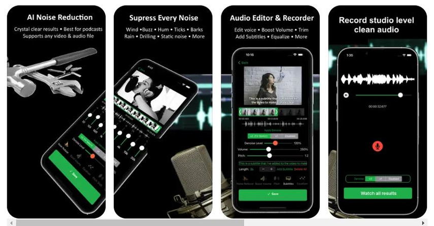 bye noise ( video audio editor)