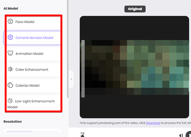 hitpaw-online-ai-video-enhancer-models