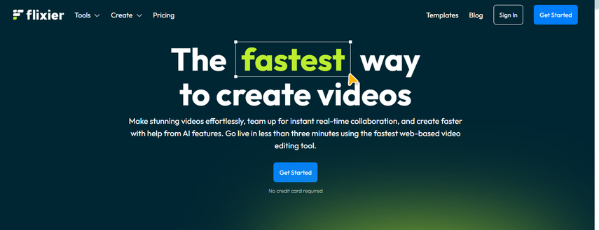 Flixier Video AI Enhancer
