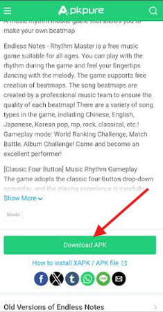 Downloading Rhythm Master APK
