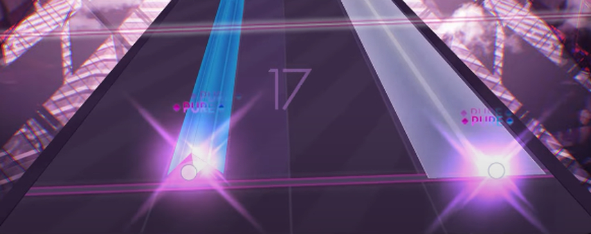 Note types in Arcaea