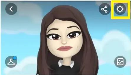 how to change the bitmojis gender