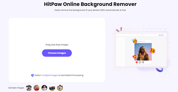 Step 1 to HitPaw Instagram Templates