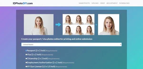 easy passport photo maker software