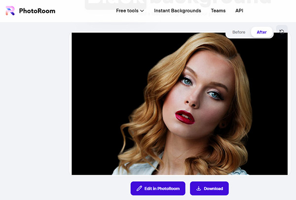 PhotoRoom Plain Black Background