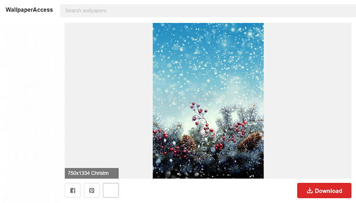 WallpaperAccess Simple Christmas Wallpapers