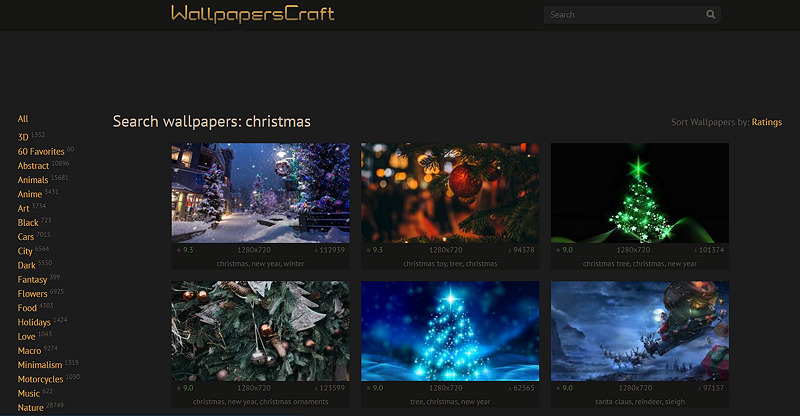 WallpapersCraft Merry Christmas Wallpaper iPhone