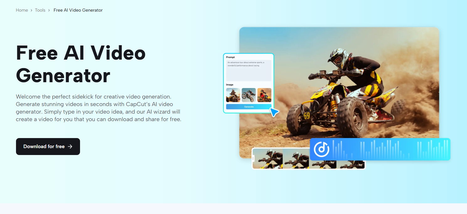 capcut ai video generator