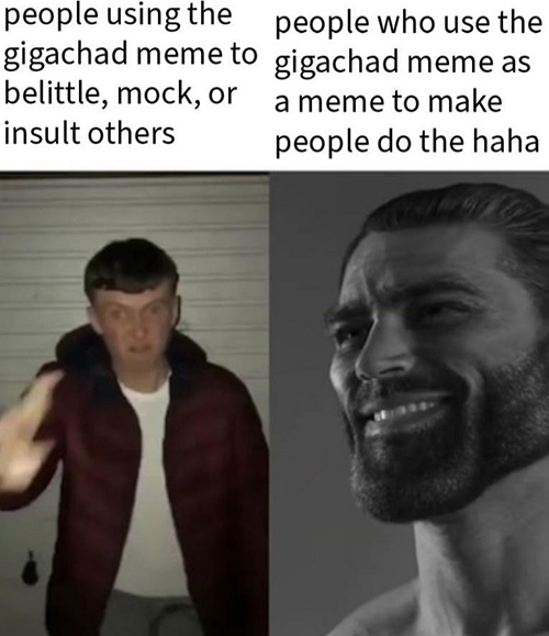 Gigachad looks at you, GigaChad