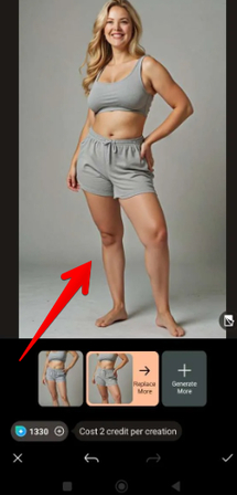 Slim body effect in PowerDirector