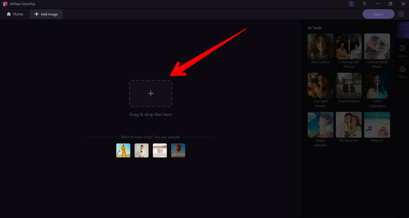 Uploading a slim body photo