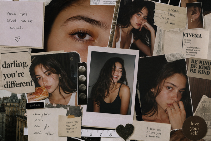 ai collage moodboard prompt