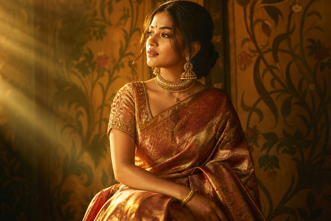 ai saree fashion prompt