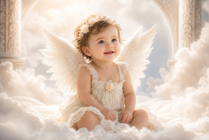 angel baby theme