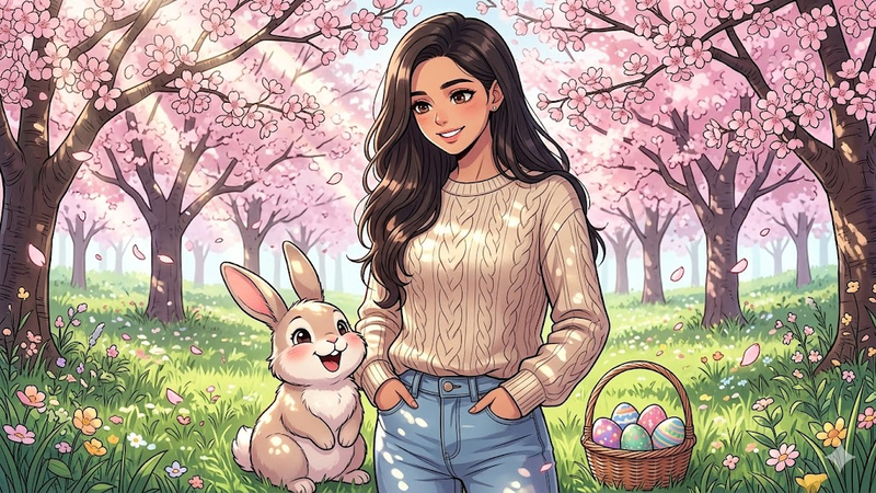 anime style bunny