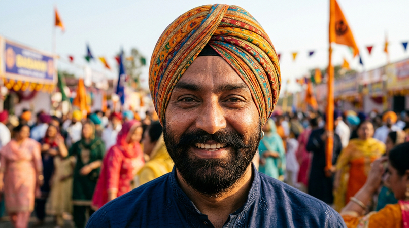baisakhi ai prompt man