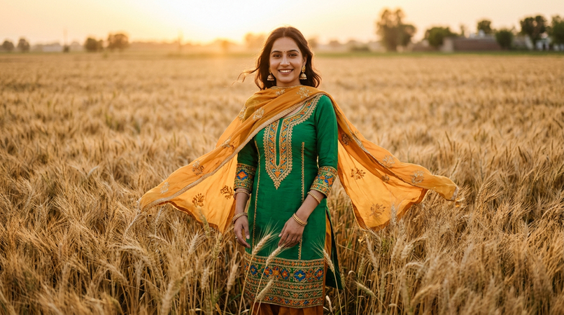 baisakhi ai prompt woman