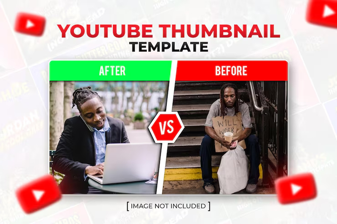 before and after thumbnails