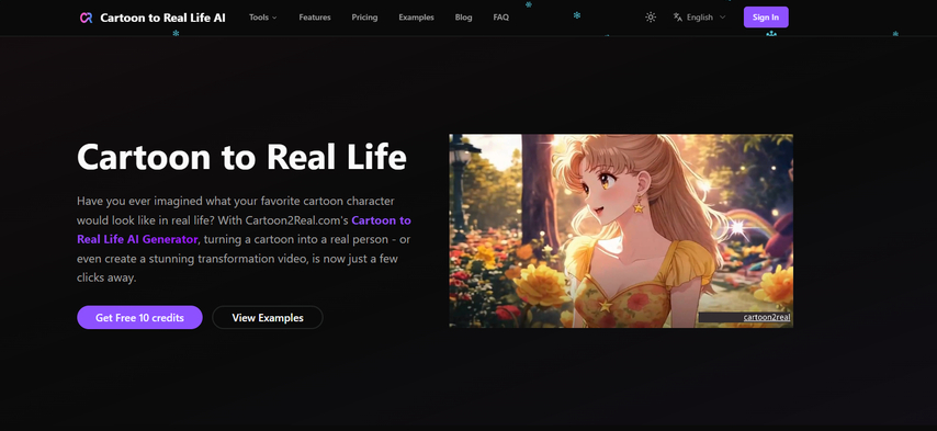 Convert Cartoon to Real Life in Cartoon2Real