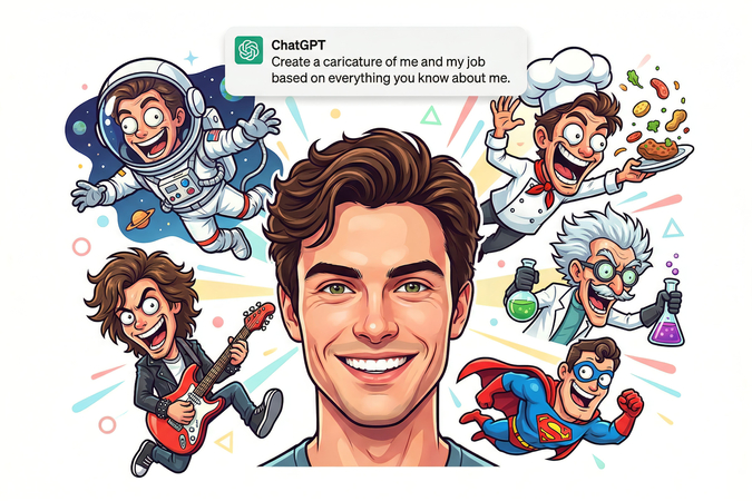 chatgpt caricature from photo