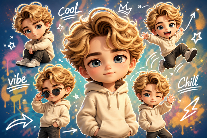 chibi ai photo prompt 4