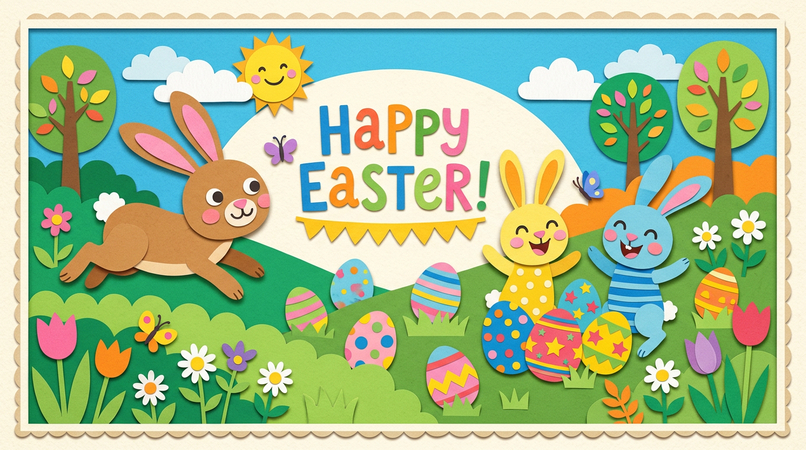 Craft Style Easter Card