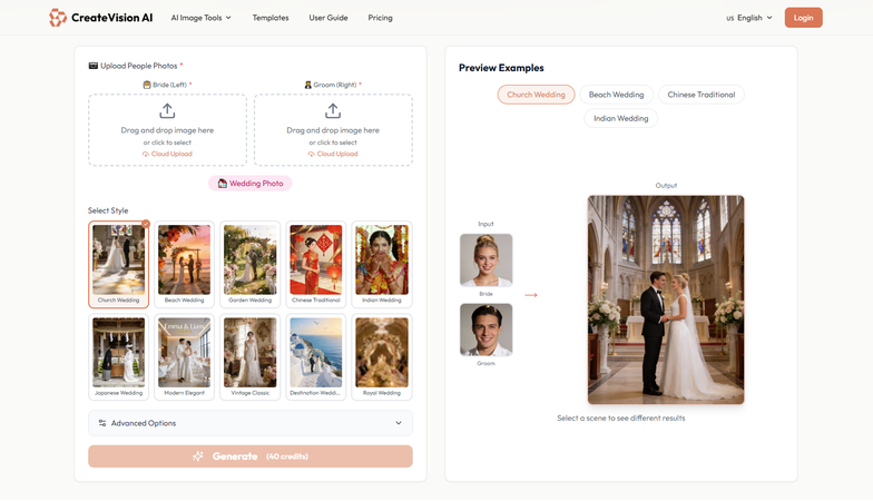 CreateVision AI couple picture generator