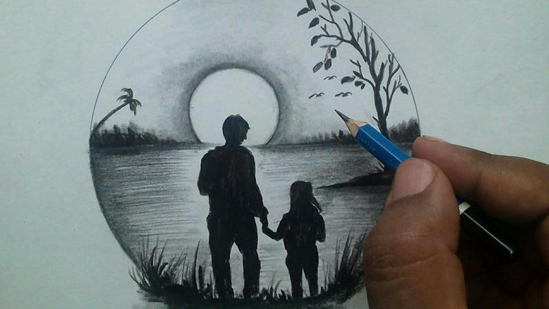 fun and creative fathers day drawing concepts