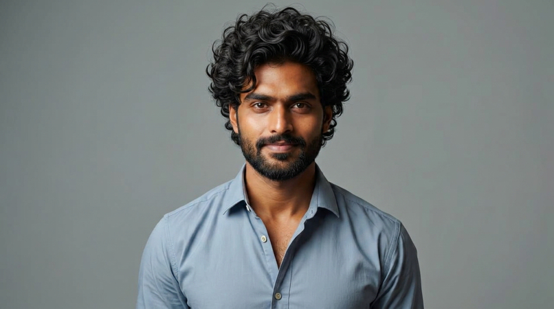 curly natural volume