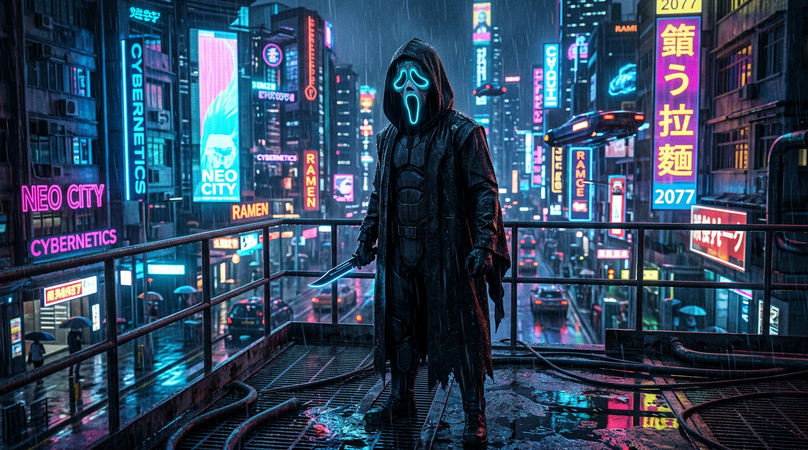 cyberpunk ghostface