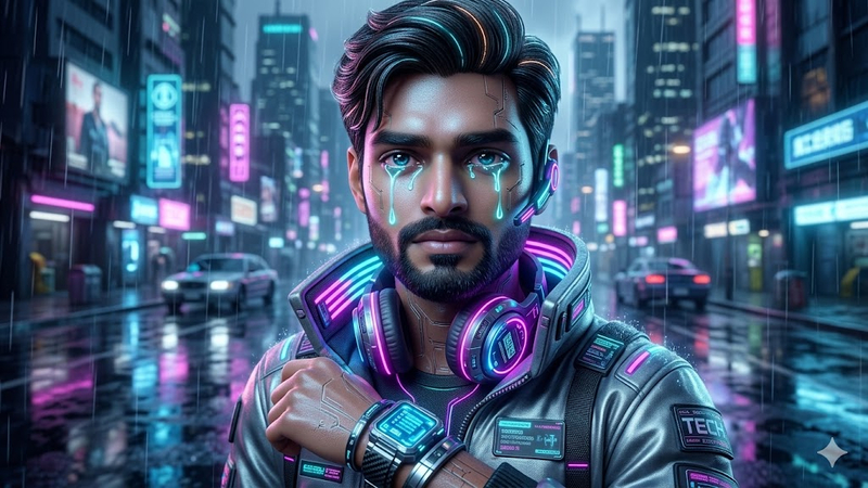 cyberpunk style crybaby