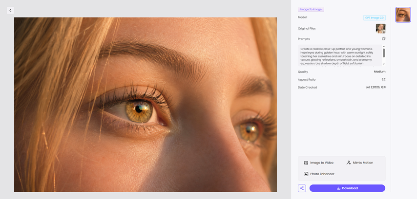 download golden hours coles up eyes image
