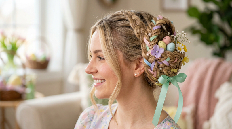 Easter Basket Hairstyle for Girls