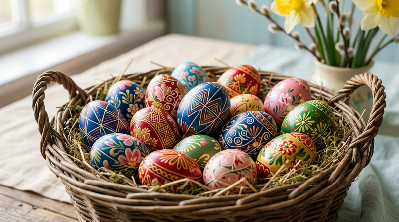 colorful easter egg ai image ideas