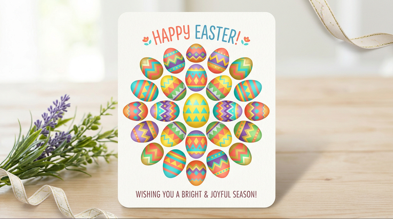 Easter Eggs Cards