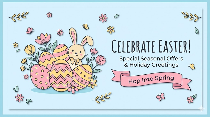 easter email header example
