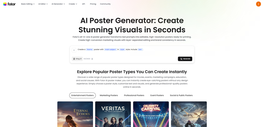 easter day poster fotor