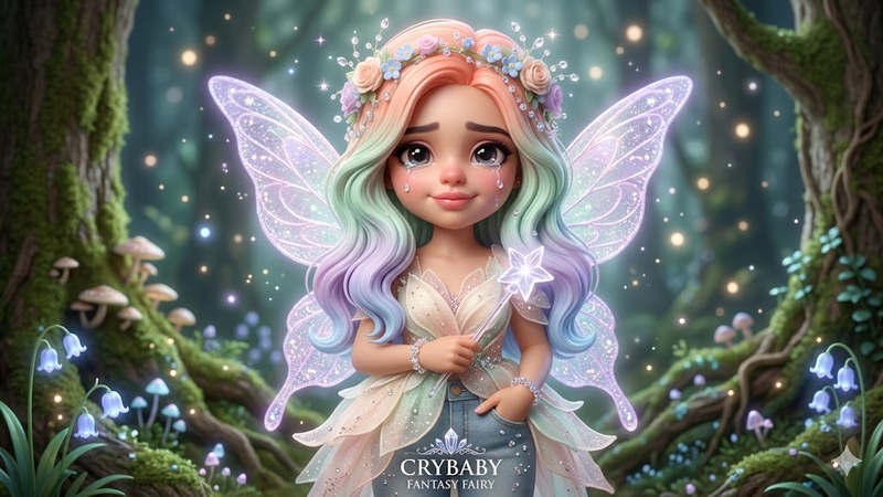 fantasy fairy crybaby