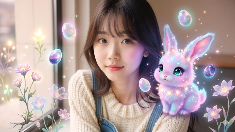 fantasy magical bunny