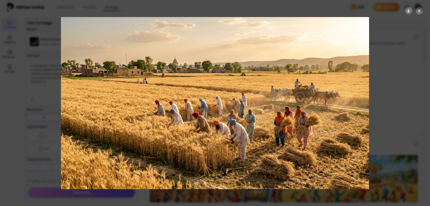 generate ai Baisakhi image with prompt