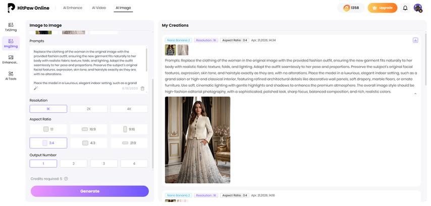 generate and download hitpaw