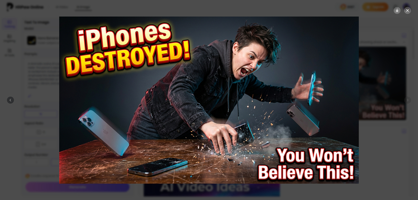 generate youtube thumbnail and download