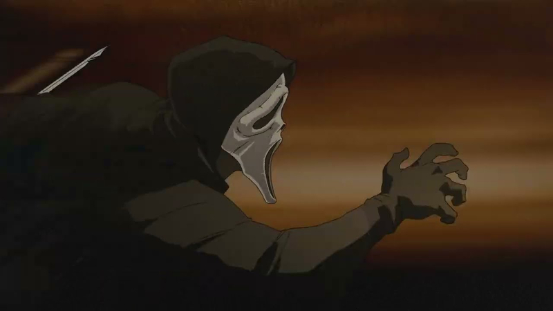 ghostface anime school scene