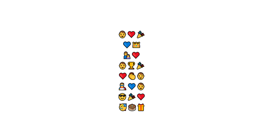 ready to use fathers day emoji combinations