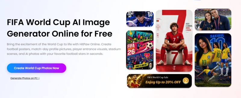 hitpaw online world cup image generator