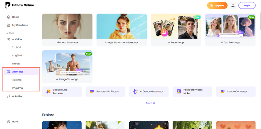 open platform and select tool