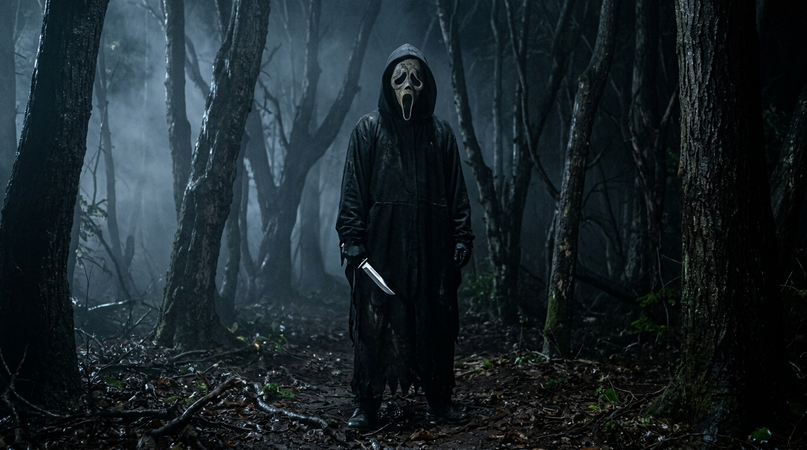 horror realistic ghostface